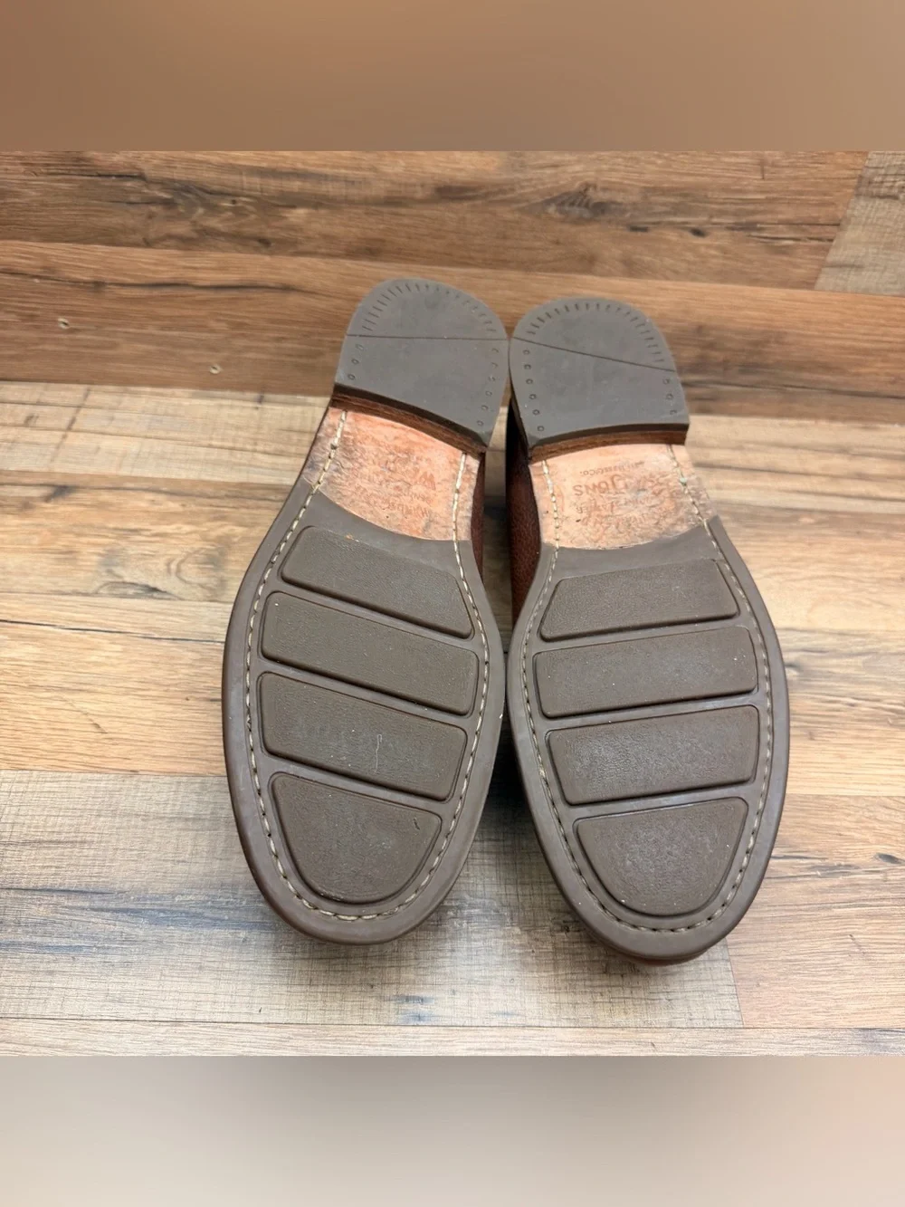 GH Bass Weejuns Leather Penny Loafers Size 13 Men Dark Brown Slip On Shoes